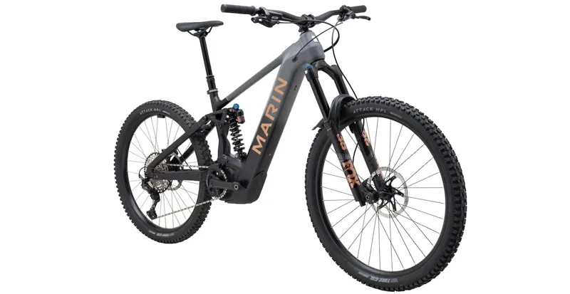 Marin Alpine Trail E2 Bosch Mountain E.Bike - Gloss Charcoal/ Black-1