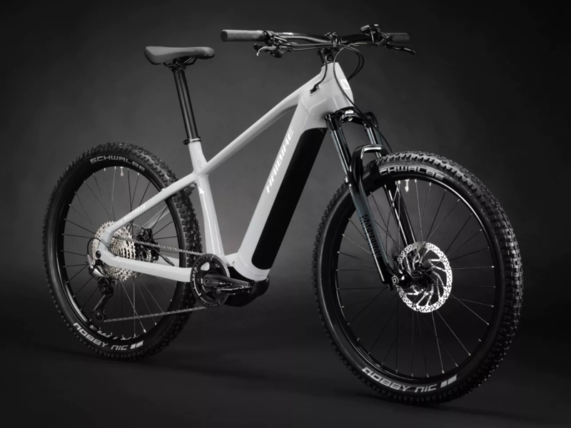 Haibike Alltrack 7 E.Mountain Bike - Gloss Urban Grey/ White-1