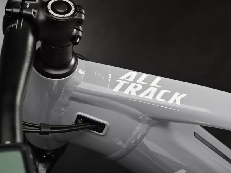 Haibike Alltrack 7 E.Mountain Bike - Gloss Urban Grey/ White-3