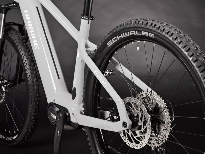 Haibike Alltrack 7 E.Mountain Bike - Gloss Urban Grey/ White-6
