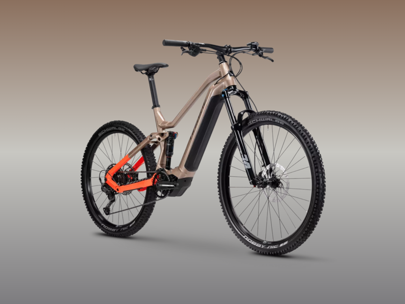 Haibike Alltrail 3 E.Mountain Bike - Gloss Caramel/ Orange/ Black-1