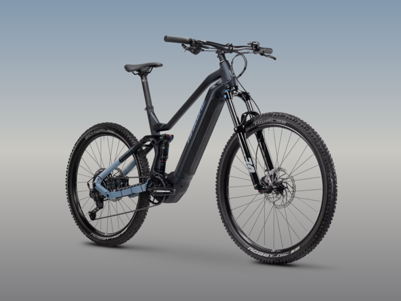 Haibike Alltrail 3 E.Mountain Bike - Matte Ocean Black/ Blue-1