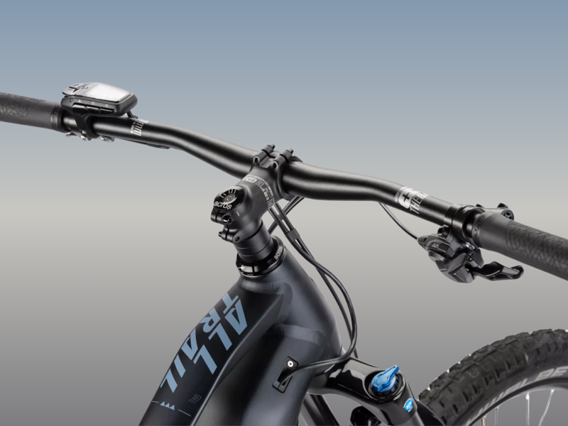 Haibike Alltrail 3 E.Mountain Bike - Matte Ocean Black/ Blue-6