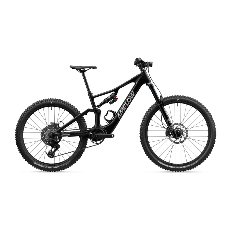 Amflow PX Carbon Full Suspension E.MTB - Phantom Black/ Silver