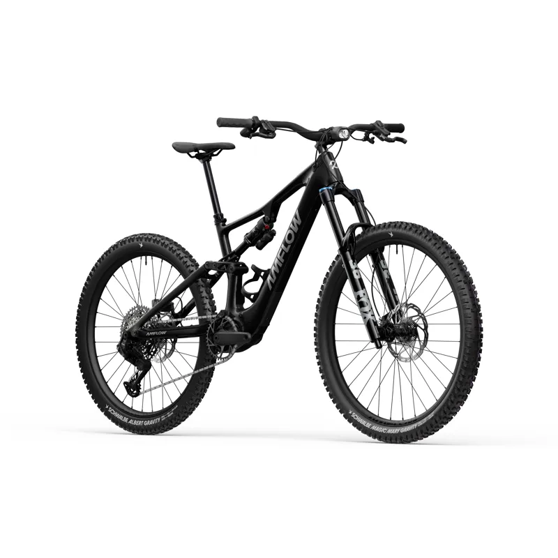 Amflow PX Carbon Full Suspension E.MTB - Phantom Black/ Silver-1