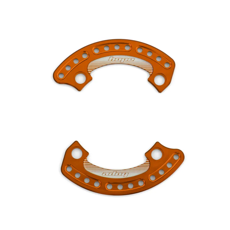 Hope 1/4 Bash Plates 104BCD Pair - Orange