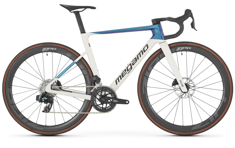 Megamo Pulse 07 Road Bike - White/ Blue
