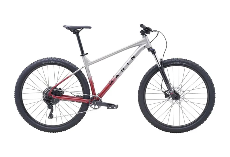 Marin Bobcat Trail 3 Hardtail Mountain Bike - Gloss Charcoal/ Red/ Black