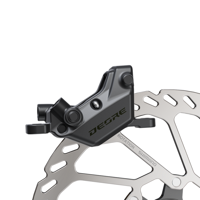 Shimano M6200/ M6220 Deore 4 Piston Post Mount Disc Brake Kits - Black-3