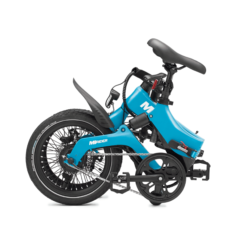 MiRiDER One 16 Folding E-Bike - Azure Blue-5