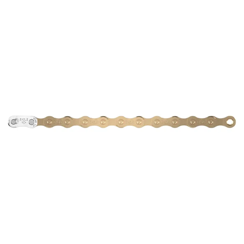 SRAM S500 Eagle 12 Speed Solid Pin 126 Links  Chain - Gold