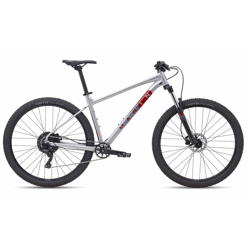 Marin Bobcat Trail 4 27.5 Mountain Bike - Gloss Silver/ Red/ Grey