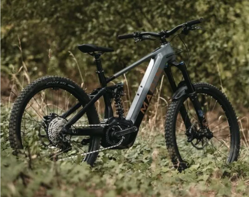 Marin Alpine Trail E2 Bosch Mountain E.Bike - Gloss Charcoal/ Black-2