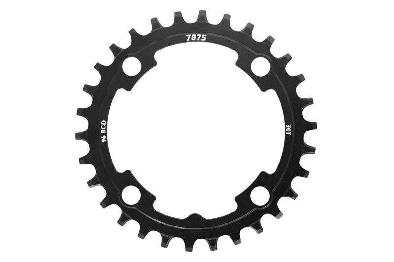 Sunrace CR-MX00 Narrow Wide Alloy 96BCD Symmetrical Chainring - Black