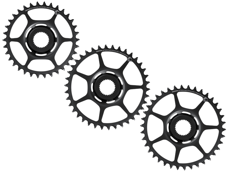 SRAM X-SYNC 2 Eagle Bosch Gen4/5 Direct Mount Steel Chain Rings - Black