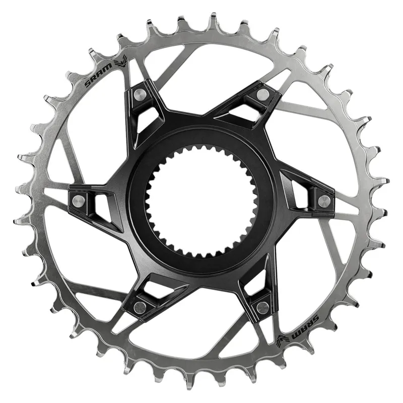 SRAM XX T-Type Avinox Chain Rings - Silver/ Black