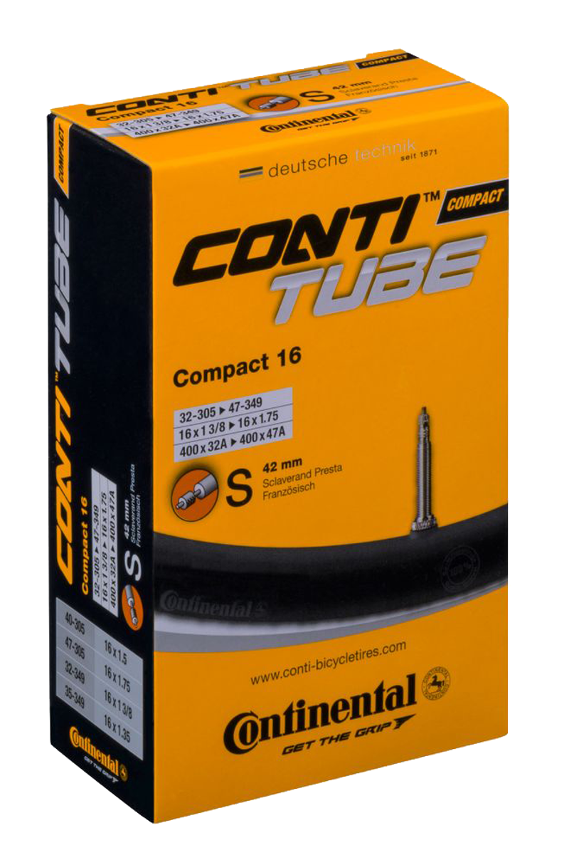 Continental Innertubes - 16 - 24 Inch Compact 42mm Presta Valve-1