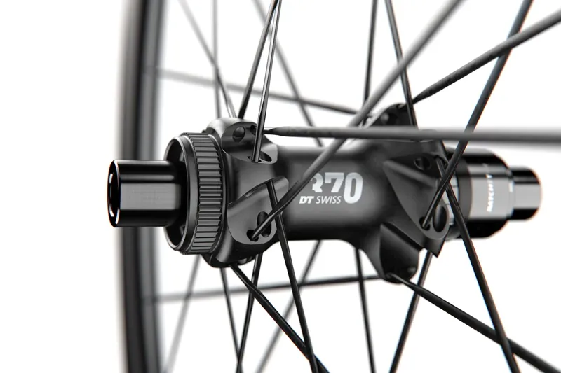 DT Swiss A1800 Spline DB 30 Tubeless 700c Road Bike Wheels - Black-9