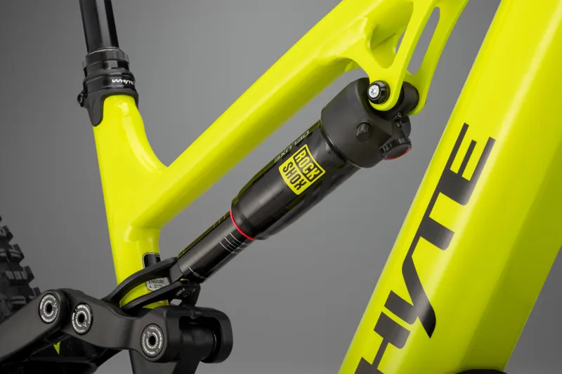 Whyte E-160 S Mountain E.Bike - Lime with Matt Black-8