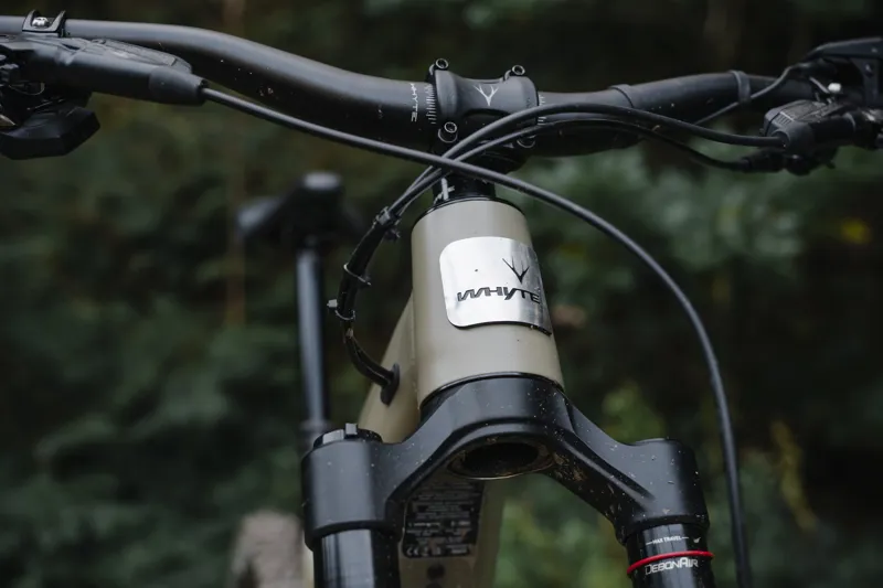 Whyte E-180 S Mountain E.Bike - Matt Olive with Matt Black-3