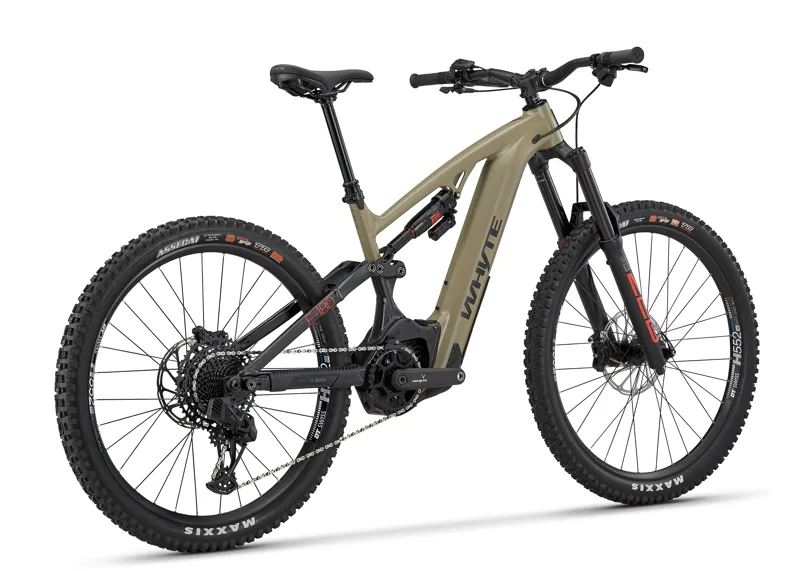 Whyte E-180 S Mountain E.Bike - Matt Olive with Matt Black-1
