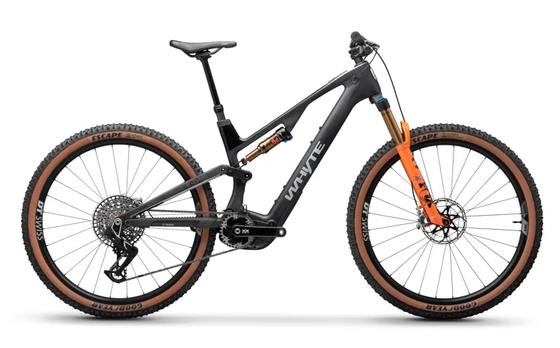 Whyte E-Lyte 140 Works Mountain E.Bike - Matt UD Carbon/Black