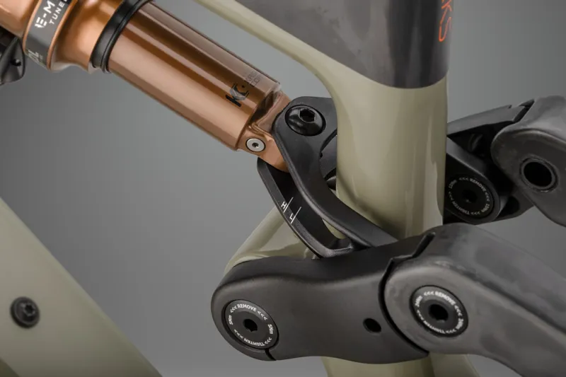 Whyte E-Lyte 150 Works Mountain E.Bike - Olive with UD Carbon-7