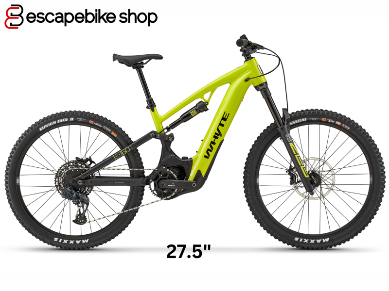 Whyte E-160 S Mountain E.Bike - Lime with Matt Black-1