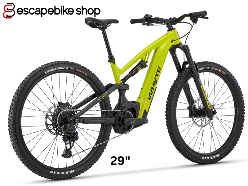 Whyte E-160 S Mountain E.Bike - Lime with Matt Black-4