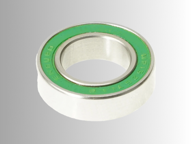 Enduro SMR 15267 LLB 7mm Stainless Steel - Angular Contact Bearing - Silver/ Green