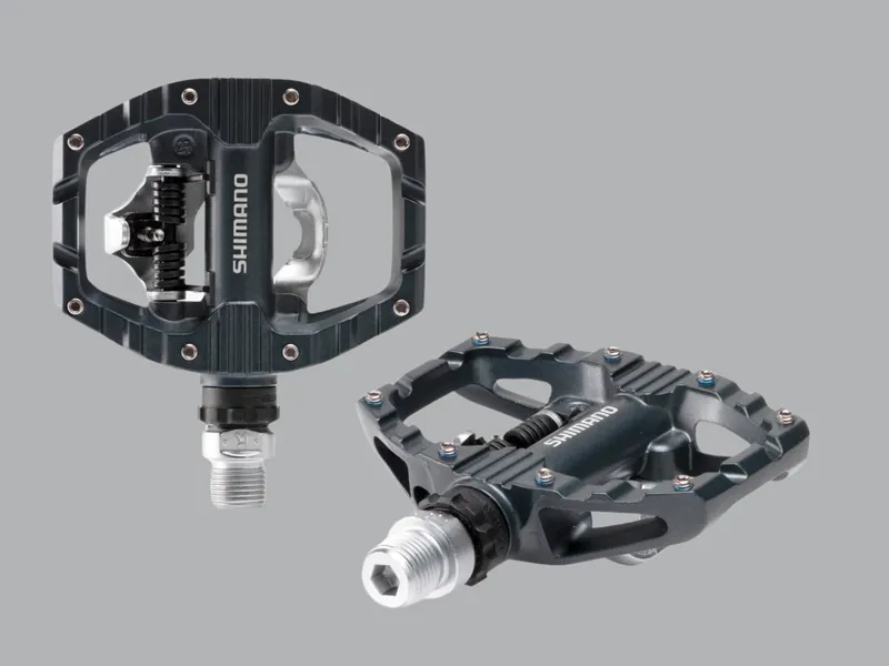 Shimano EH500 SPD Dual Sided Platform Clipless Pedals - Grey