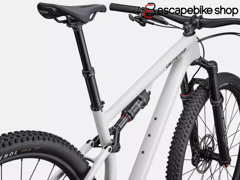 Specialized Epic EVO Comp Suspension Mountain Bike - Gloss Dune White-3