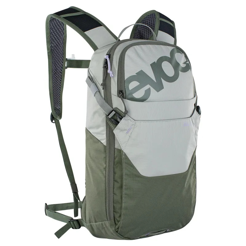 EVOC Ride 8 Hydration Backpack 8 Litre + 2 Litre Bladder - Stone/ Dark Olive