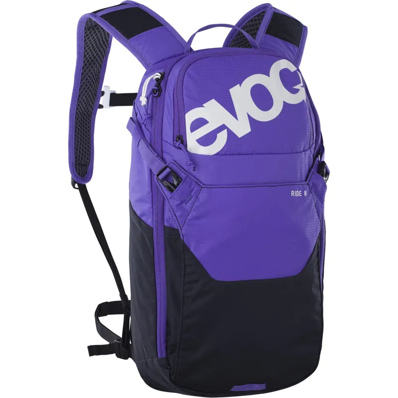 EVOC Ride 8 Hydration Backpack 8 Litre + 2 Litre Bladder - Violet/ Black