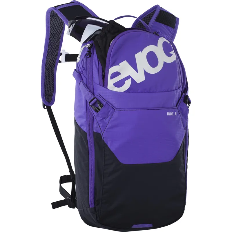 EVOC Ride 8 Hydration Backpack 8 Litre + 2 Litre Bladder - Violet/ Black-3