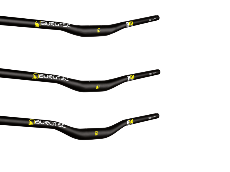 Burgtec Ride Wide Alloy Enduro 35mm Clamp Handlebars - Black