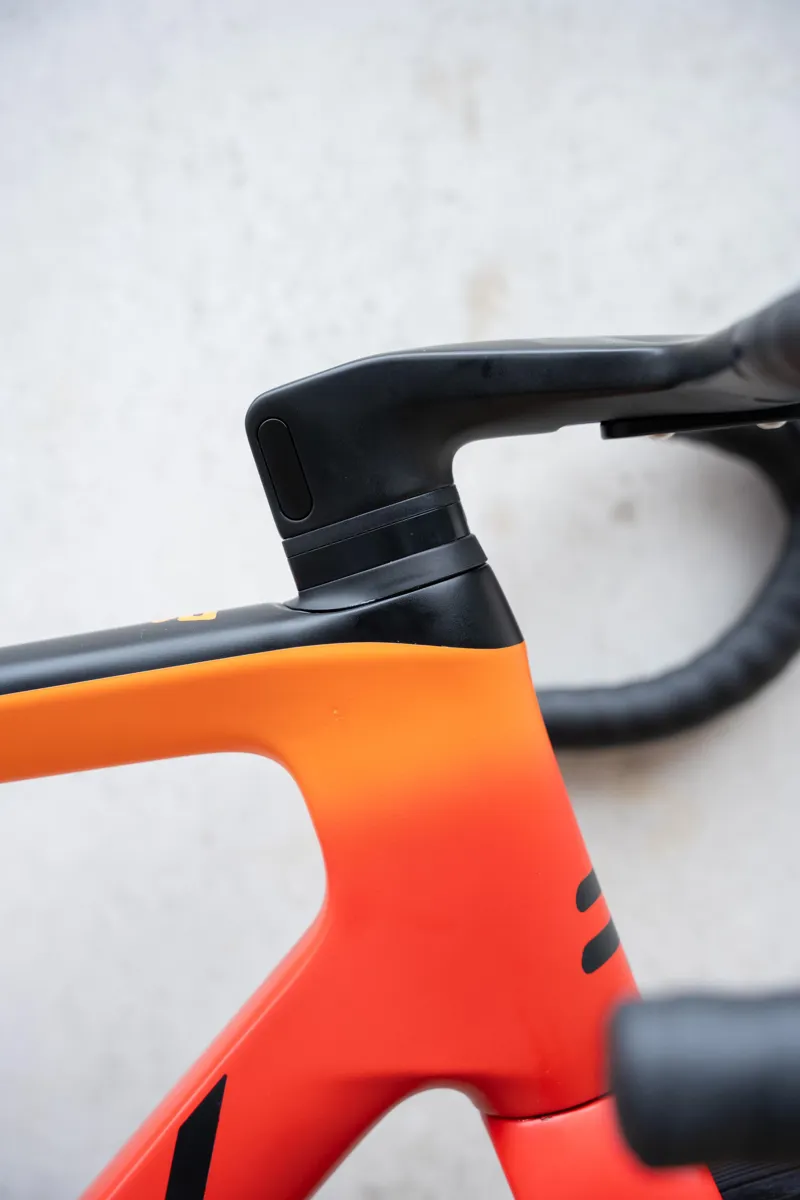 Ridley Falcn RS Road Race Bike Frameset - Matt Black/ Red/ Orange-1