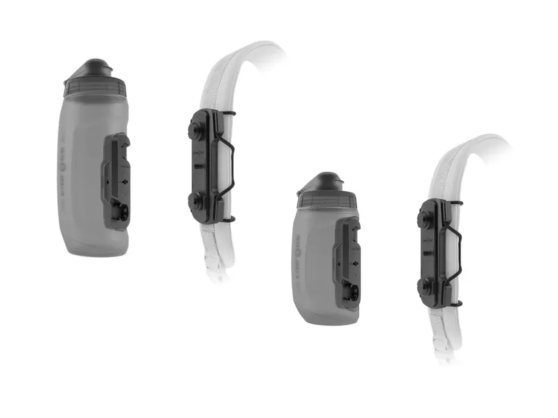 Fidlock Tex Multi Base and TWIST Bottle Kits - Translucent Black