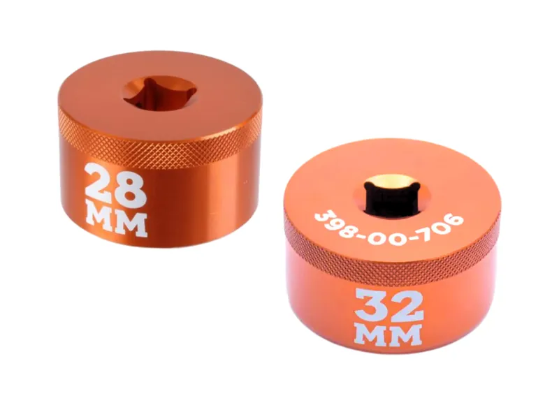 FOX Fork V.2 Top Cap Sockets - 3/8 Drive - Orange