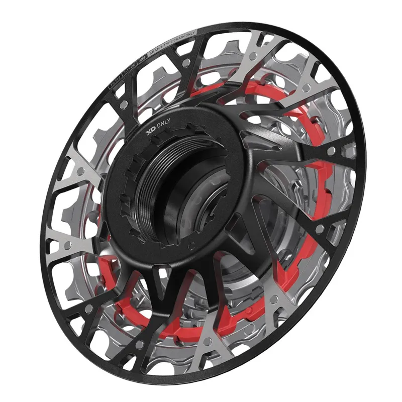 SRAM XS-797 T-Type 7 Speed 10-24 Teeth Downhill XD Cassettes - Silver/ Black-2