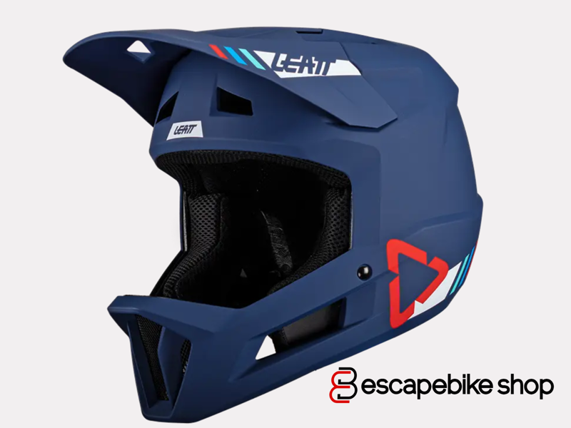 Leatt MTB Gravity 1.0 Full Face Helmet V.24 - Blue-1