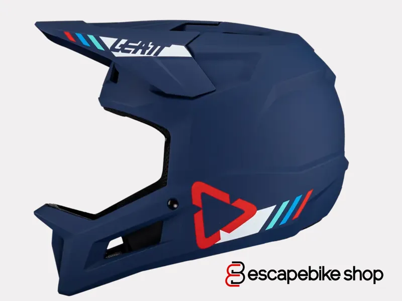 Leatt MTB Gravity 1.0 Full Face Helmet V.24 - Blue-3