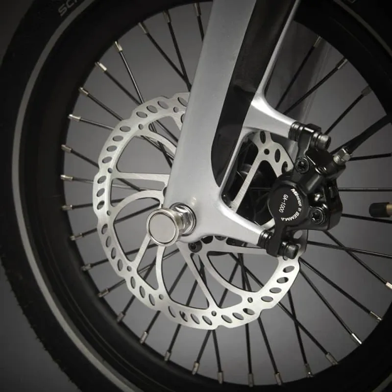 MiRiDER One GB3 16 Folding E-Bike - Platinum Silver-4