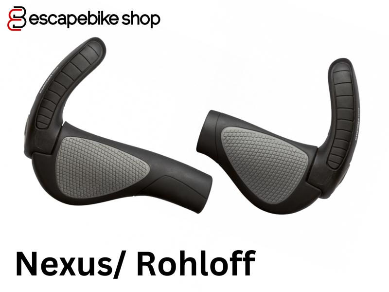 Ergon GP3 Ergonomic Barend Grips - Black-1