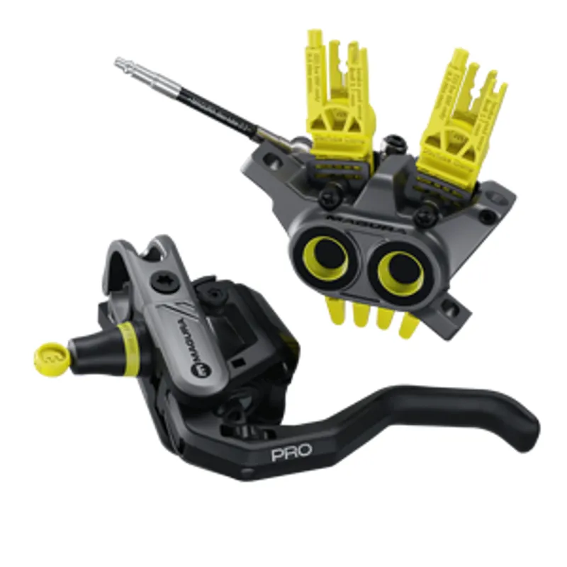 Magura GUSTAV PRO First Edition Disc Brake Set - Grey/ Yellow-2