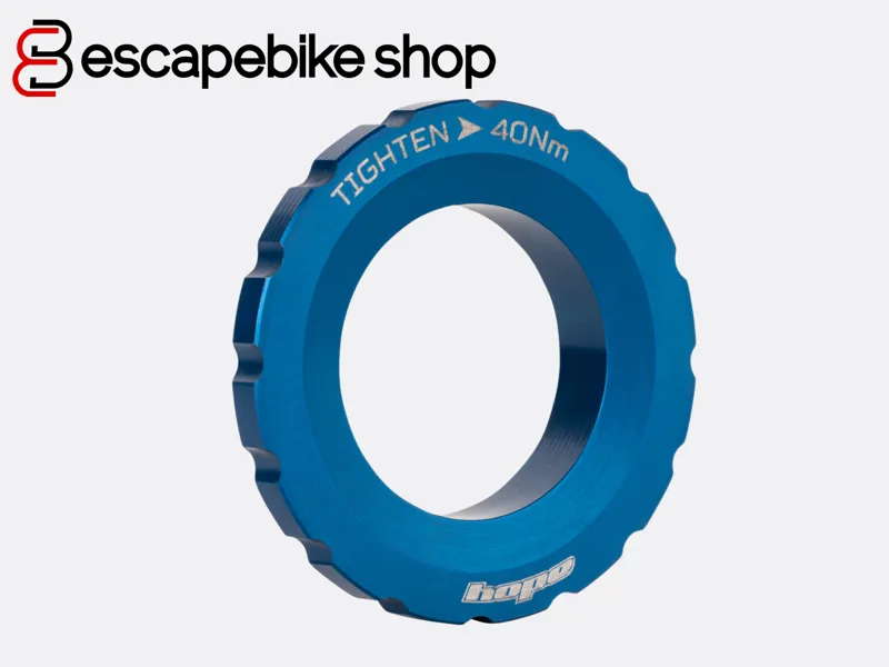 Hope Centre Lock Disc Lockring - External - Blue