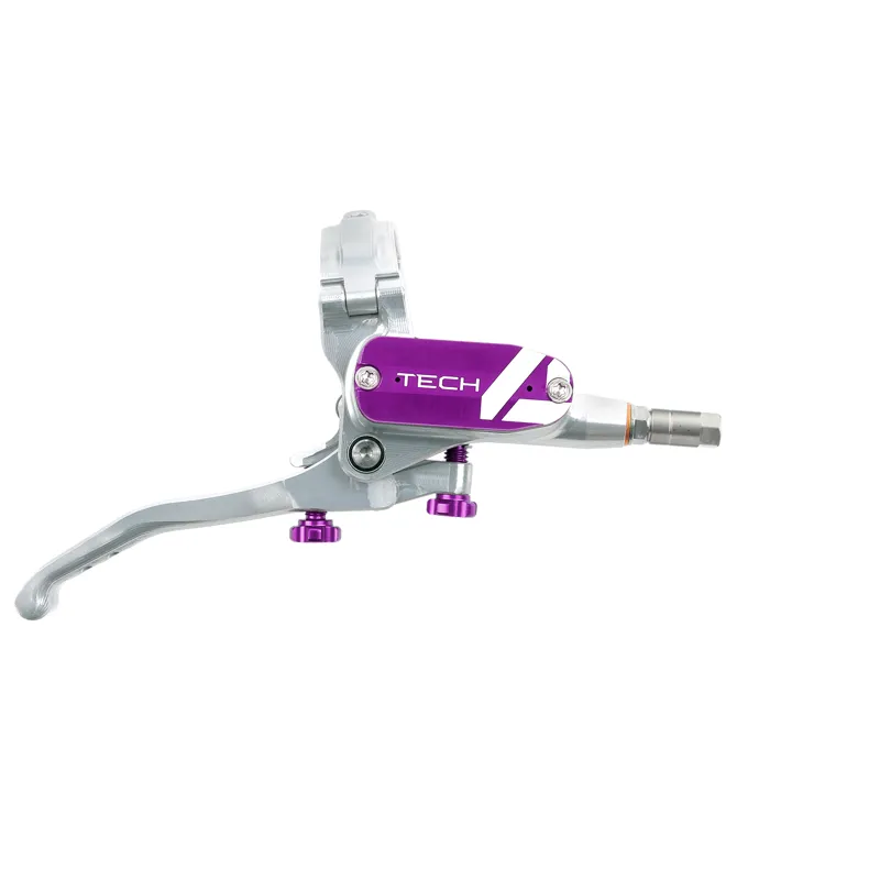 Hope Tech 4 Master Cylinder Complete - Silver/ Purple