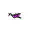 Hope E4 2022 Caliper Complete - Black/ Purple