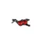 Hope E4 2022 Caliper Complete - Black/ Red