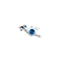 Hope X2 2022 Caliper Complete - Silver/ Blue